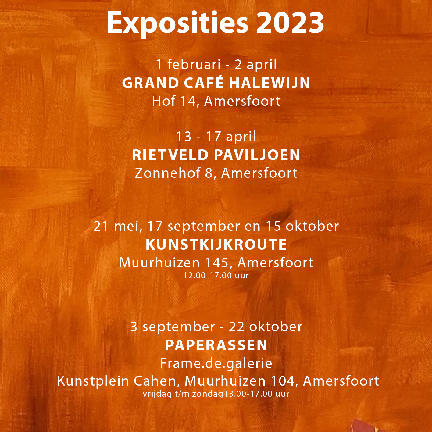 Exposities 2023 Sabine van Erkel
