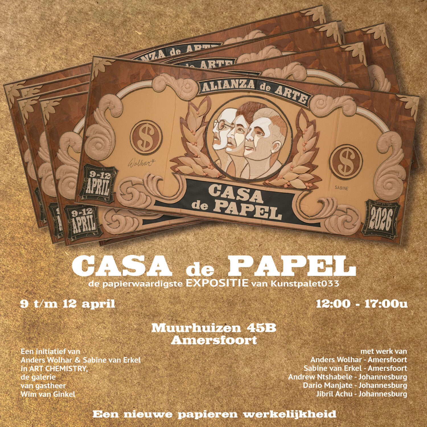 Casa de Papel expositie april 2026